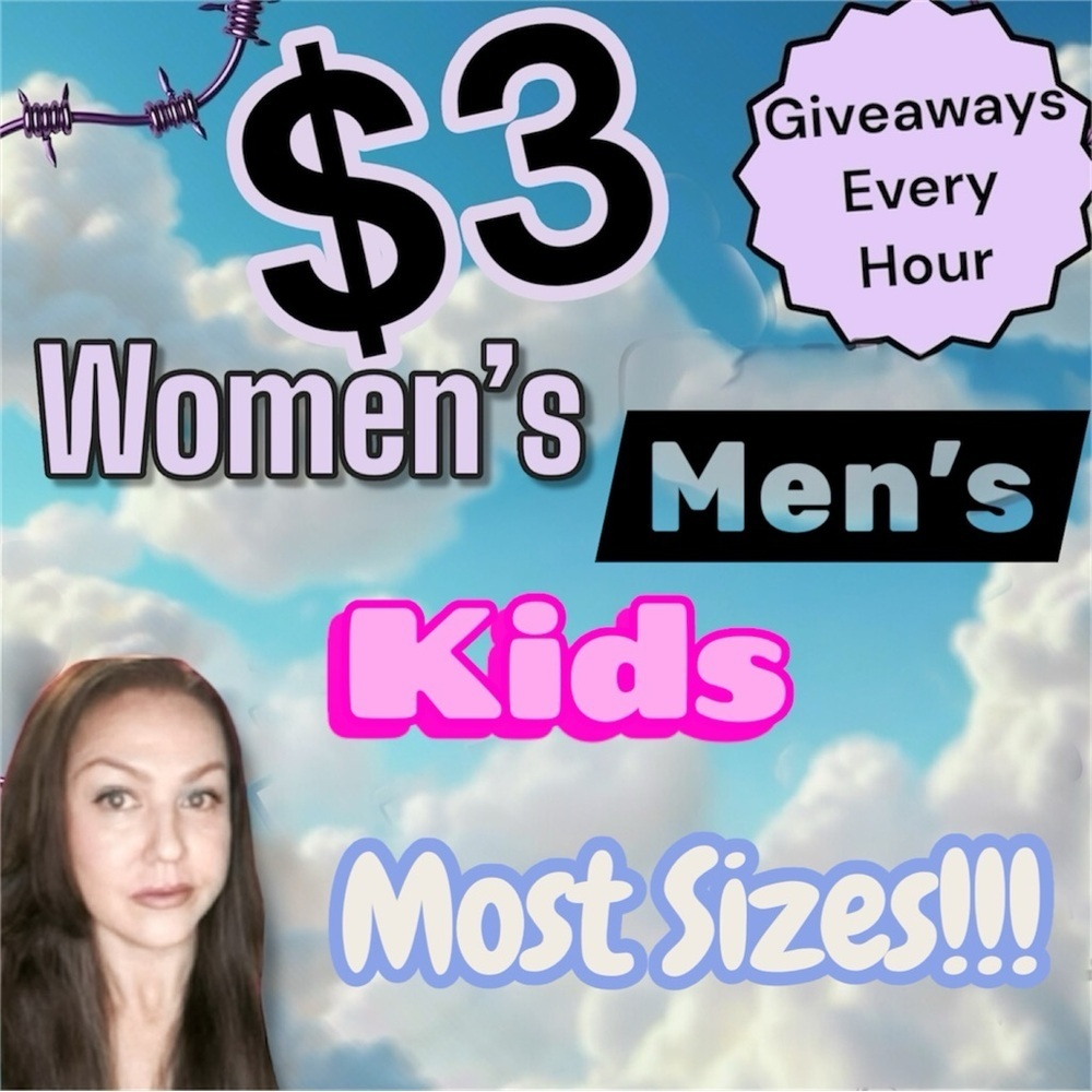 $3 Clothing Sale for Women, Men, and Kids